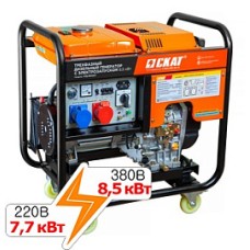 Дизельный генератор SKAT УГД-8500ЕТ PROFF